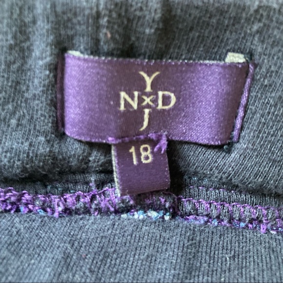 NYDJ Dark Blue Denim Leggings Jeans EUC - Picture 6 of 7